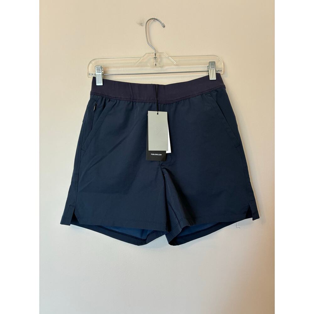 Public Rec NEW Flex Shorts 5.5" Navy Blue Men's Size 28